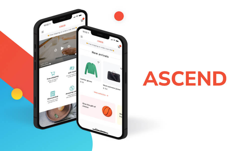 How To Choose a Mobile App Theme for Your Store? 4 ascend-mobile-app-theme-onemobile