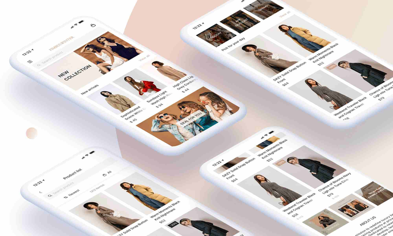 How To Choose a Mobile App Theme for Your Store? 3 chic-mobile-app-theme-onemobile