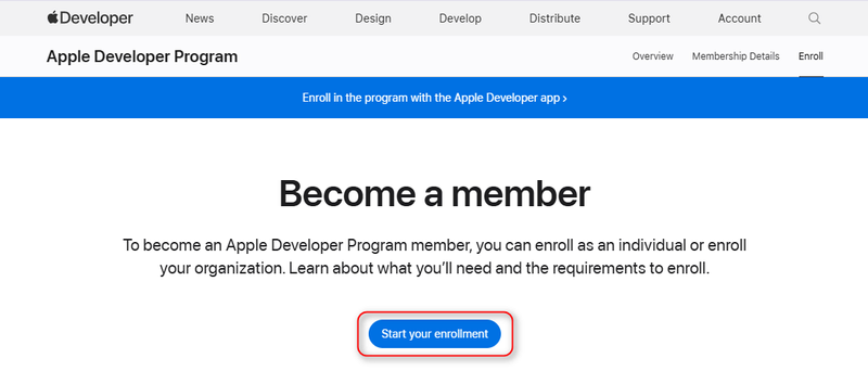 How To Create an Apple App Store Developer Account? 2 enroll-in-the-apple-developer-program
