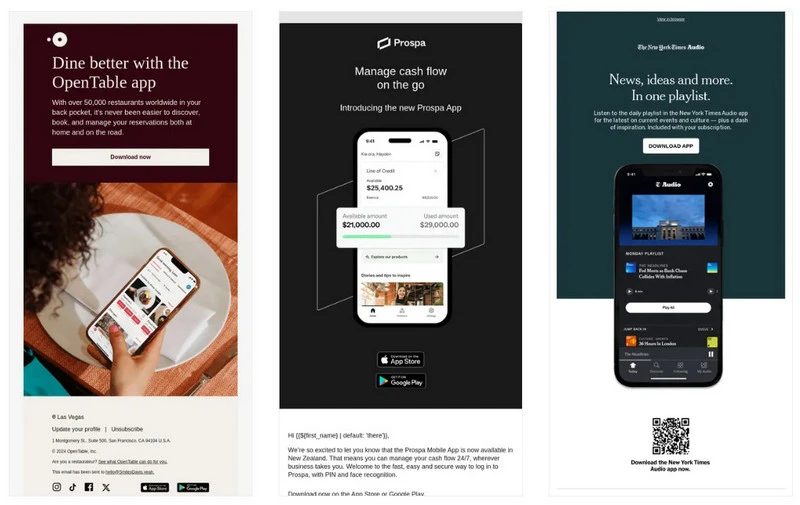 Use email marketing for mobile app promotion