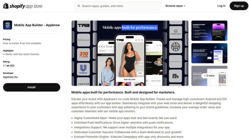 Appbrew-shopify-beauty-mobile-app-builder