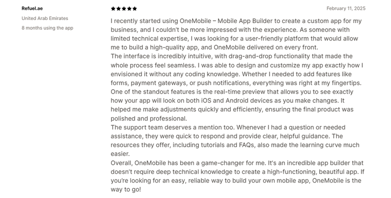Top 10 Best Shopify Mobile App Builders in 2025: Features, Pricing & Reviews 3 pros-of-onemobile
