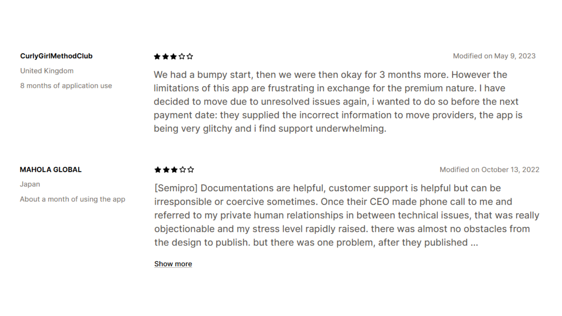 Shopney Shopify Mobile App Builder Review: Is It the Right Pick for Your Store? 6 negative-feedbacks-on-customer-support