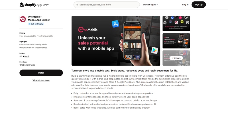onemobile-best-mobile-app-builder-for-shopify