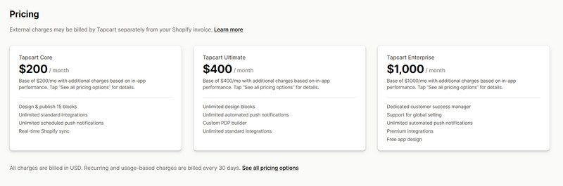 Review Tapcart Shopify Mobile App Builder: An Unbiased Review 8 tapcart pricing review