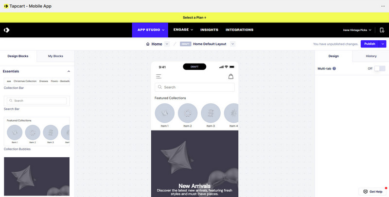 Review Tapcart Shopify Mobile App Builder: An Unbiased Review 2 tapcart-theme