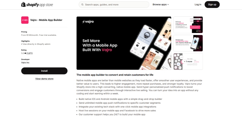  vajro-shopify-mobile-app-builder-for-clothing-store