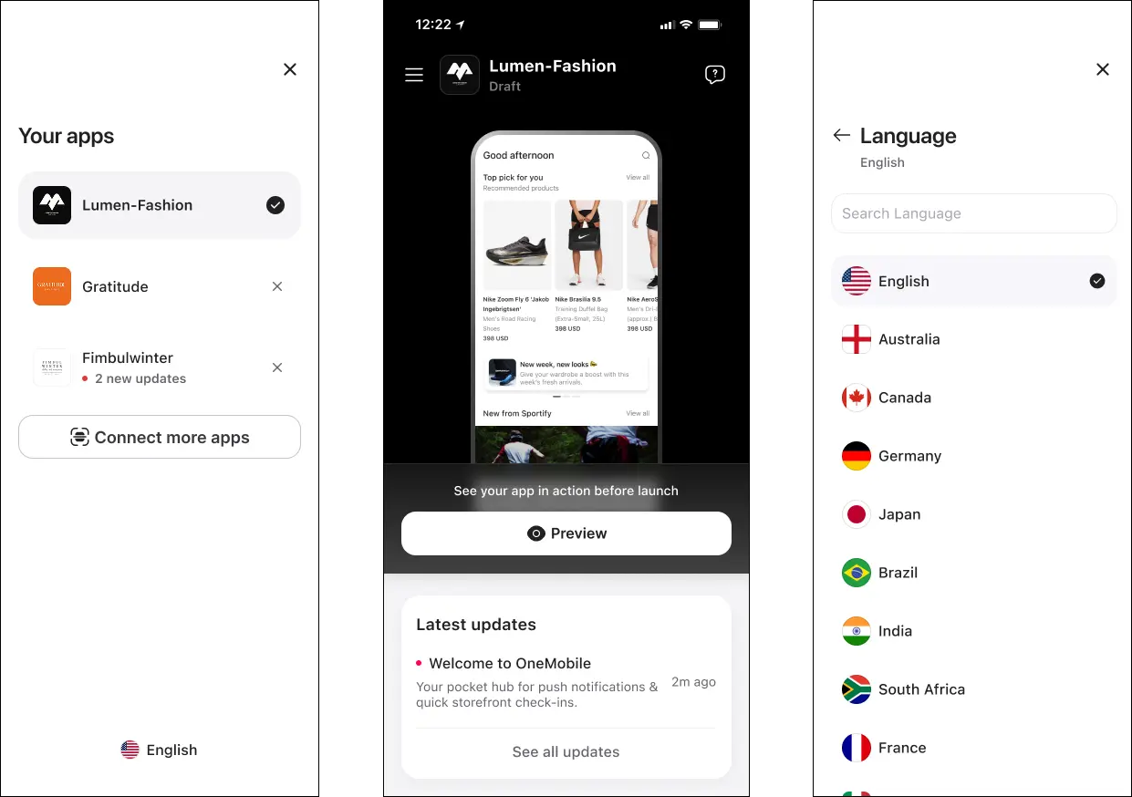 onemobile-app-preview