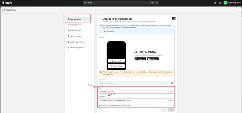How To Add a Mobile App Download Pop-Up That Converts Well? 4 step-3