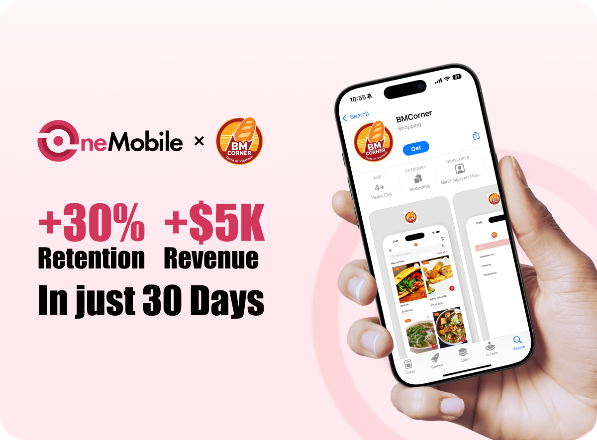 Serving the Taste of Vietnam in One Tap: BMCorner’s Mobile Journey with OneMobile