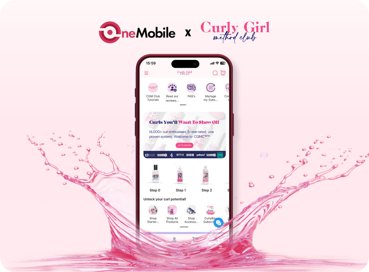 How Curly Girl Method Club Grew Sales, Engagement, & Loyalty with OneMobile