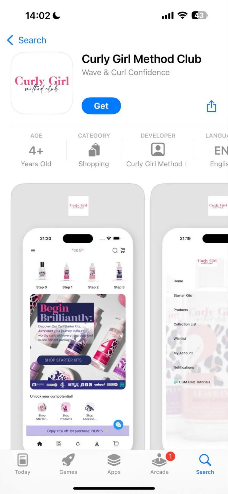 The Curly Girl Method Club app