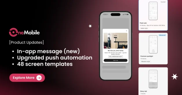 In-app Message, Smarter Push Automation, and Industry Screen Templates